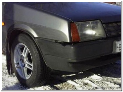 Результат установки Диски установлены на ВАЗ 2109