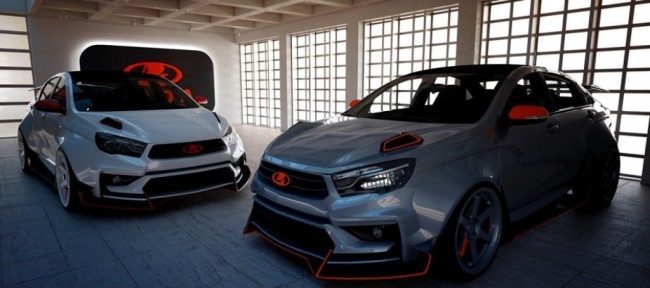 Lada Vesta S-line и RS Vision