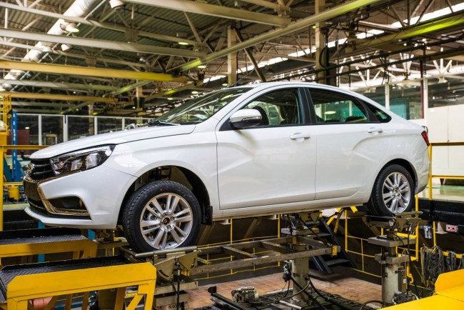 Lada Vesta на стенде
