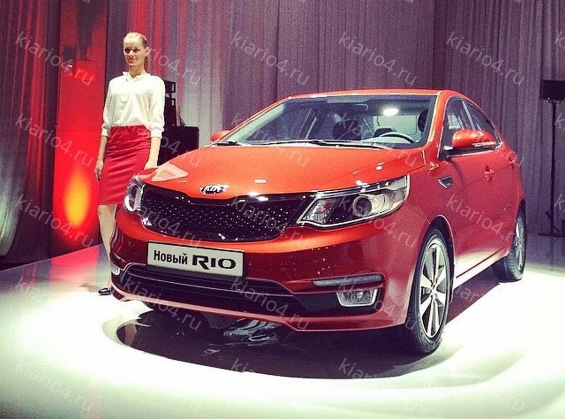 Новейший автомобиль KIA Rio был показан в Сочи