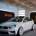 Lada Vesta S-line, вид спереди